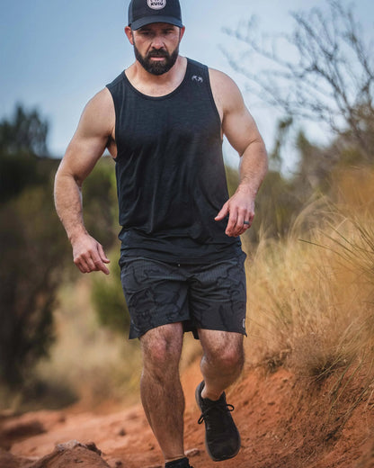 EnduroMesh Tank | Midnight Blue Heather