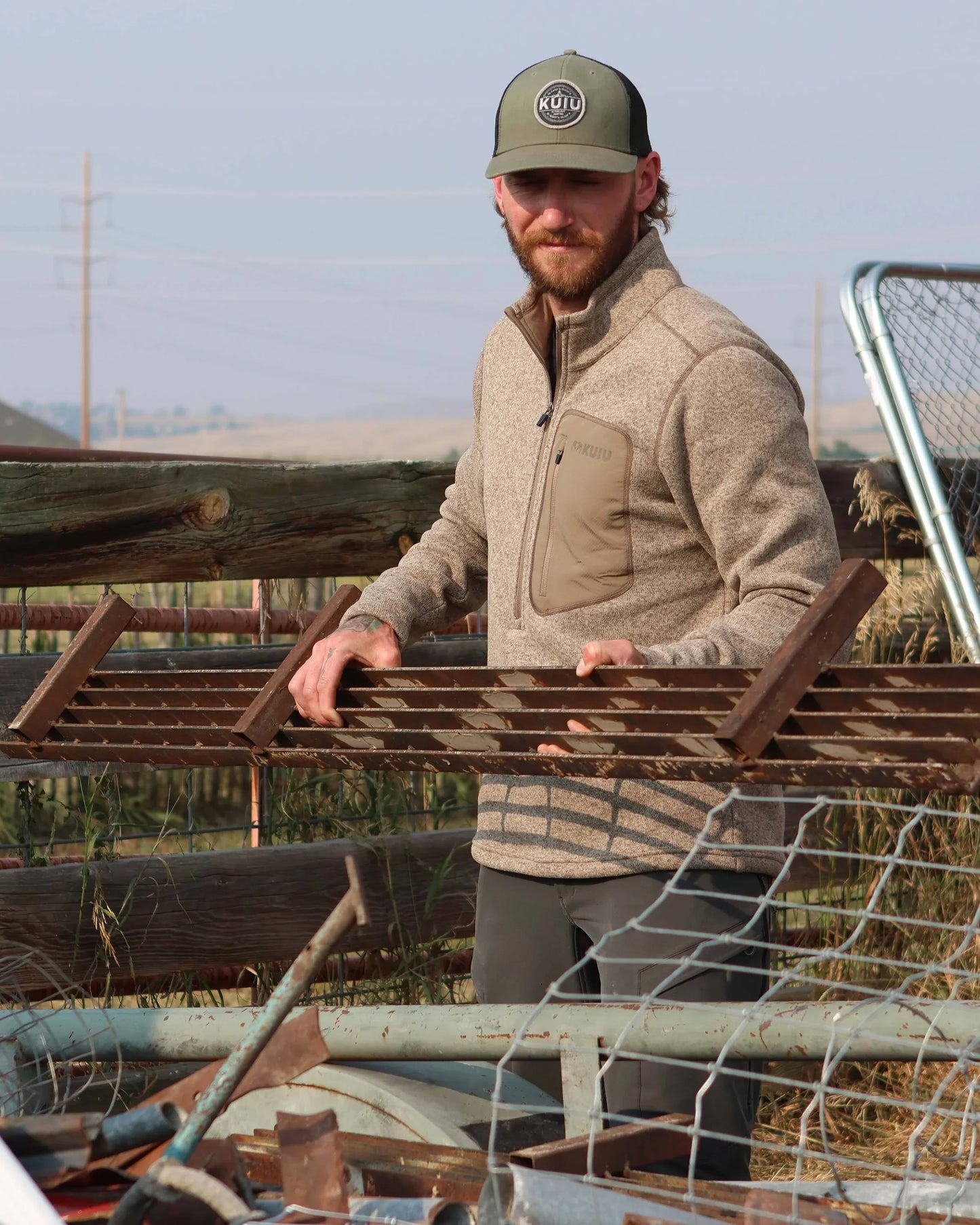 Base Camp Pullover Sweater | Khaki Heather