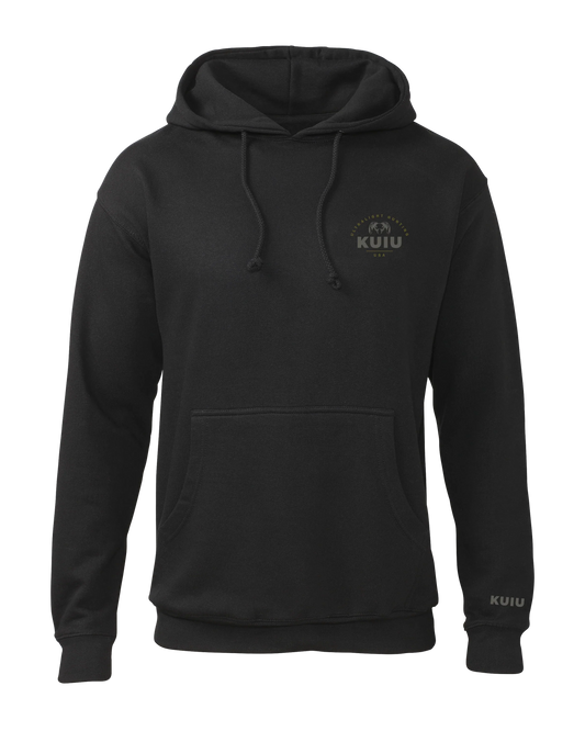 KUIU Stacked Chest Logo Hoodie | Black