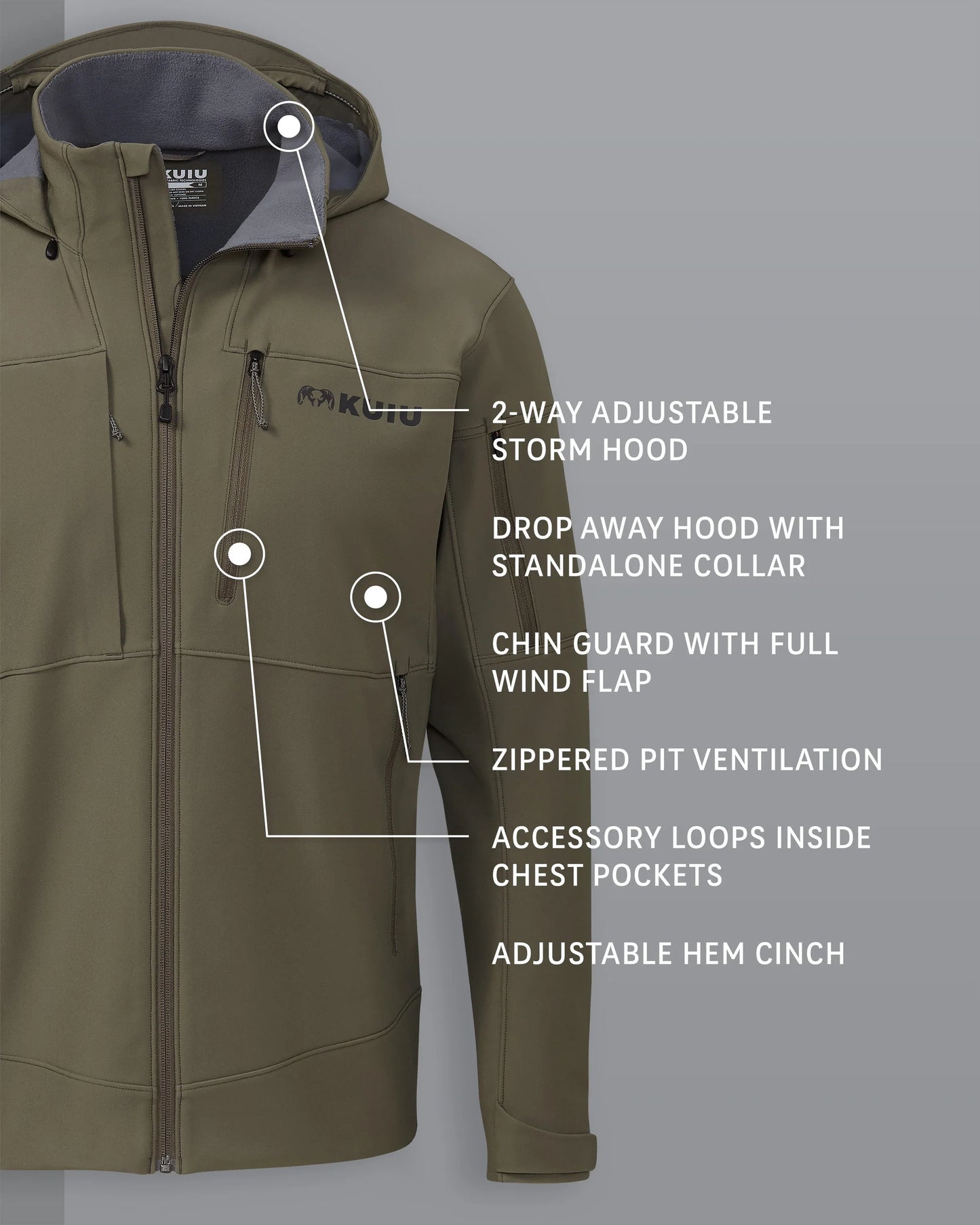 Guide PRO Hooded Jacket | Ash