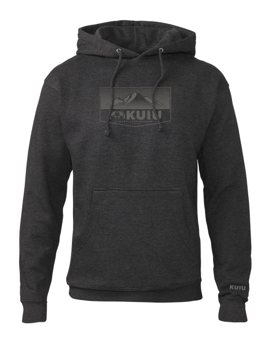 KUIU Ultralight Mountain Logo Hoodie | Charcoal