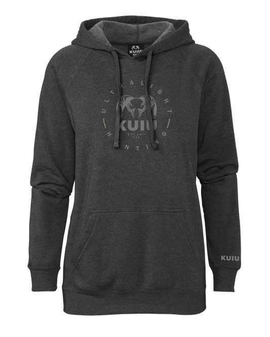 KUIU Women's Ultralight Hunting Circle Hoodie | Charcoal