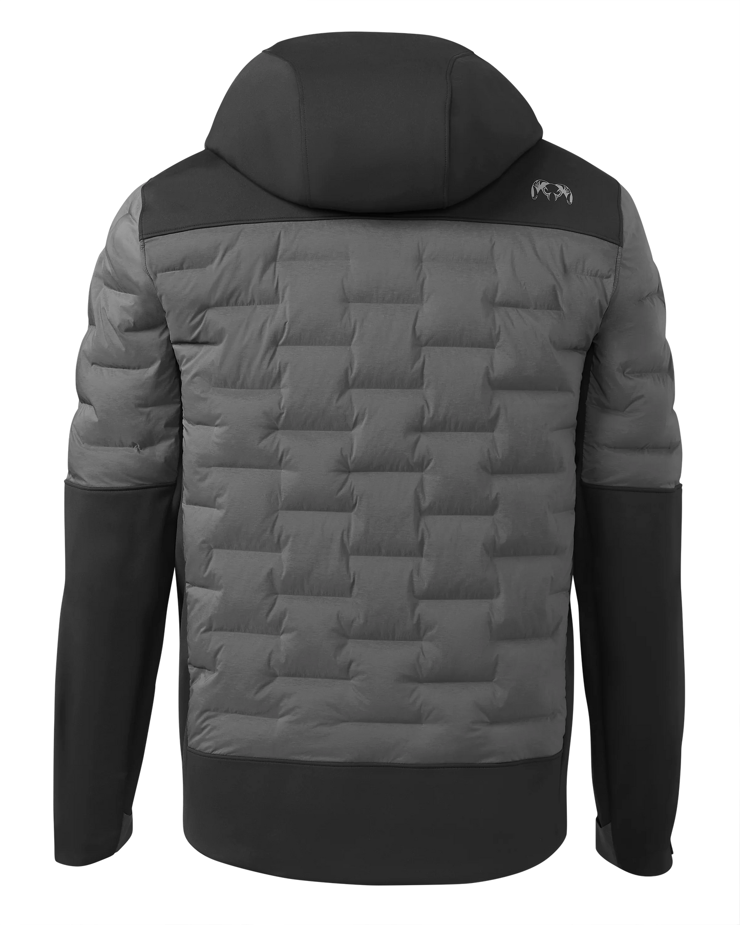 Axis Thermal Hybrid Hooded Jacket | Black-Gunmetal