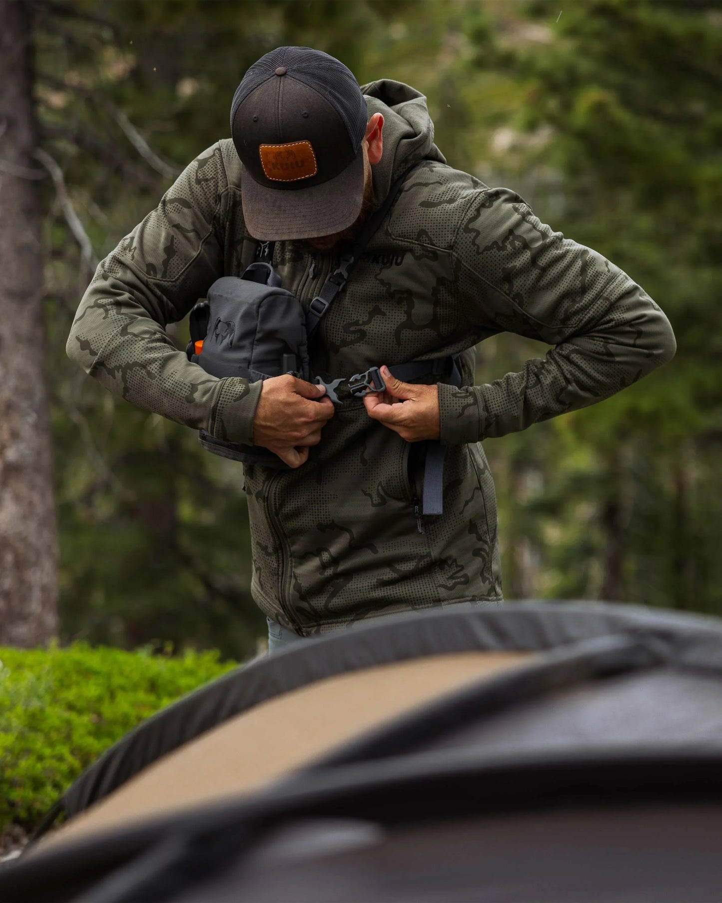 Ridgepoint Fleece Hoodie | Ash Tonal