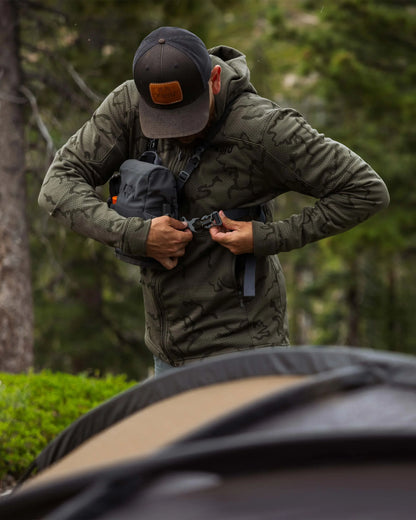 Ridgepoint Fleece Hoodie | Ash Tonal
