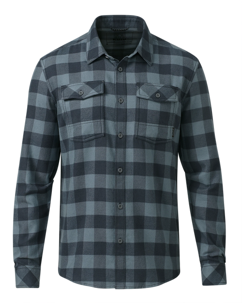Field Flannel Shirt | Slate Buffalo Check