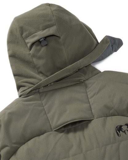 Super Down Haven Hooded Jacket | Ash