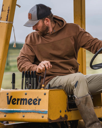 Workgrade Utility Hoodie | Saddle