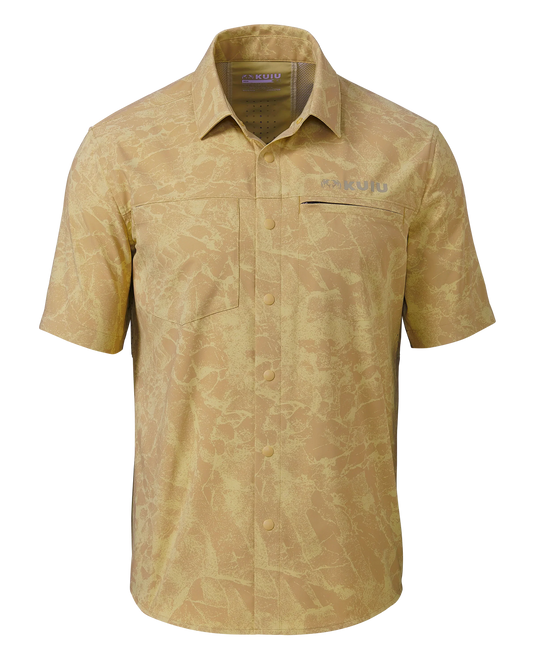 Mesa Vented SS Snap Shirt Gritstone | Dune Gritstone