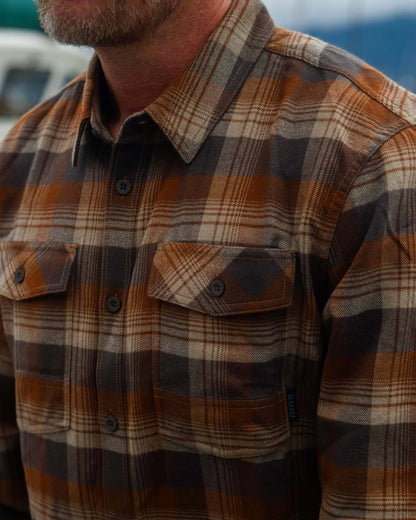 Field Flannel Shirt | Steel Blue Blockline