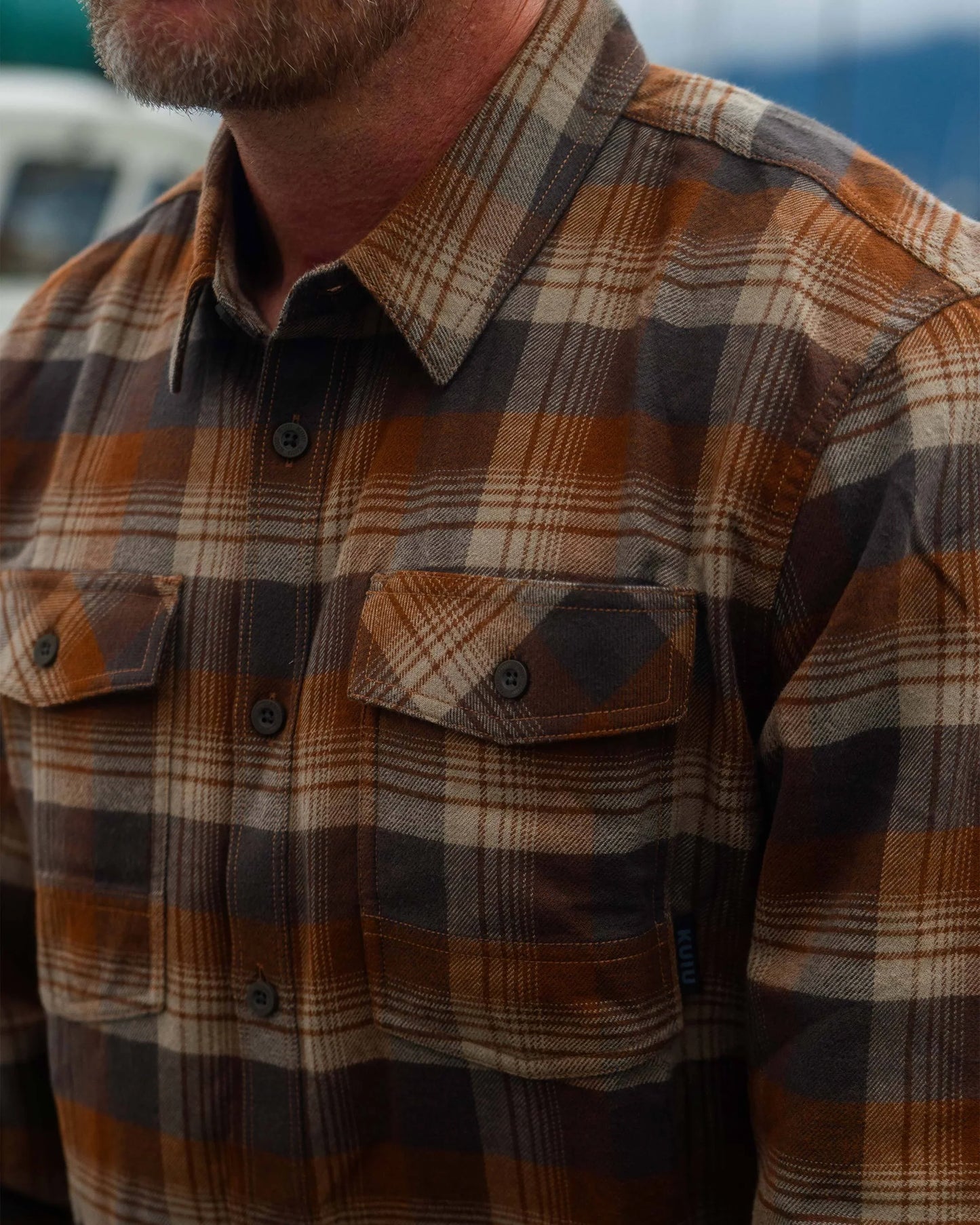 Field Flannel Shirt | Shadow Blockline