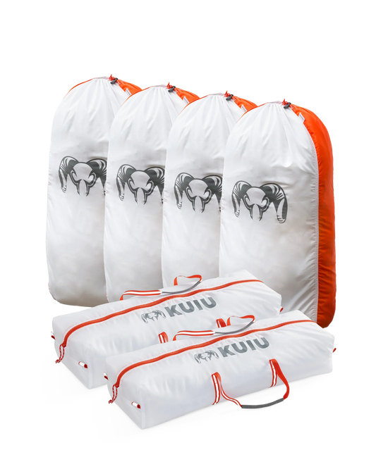 Large Deer/Sheep Medium Game Bag Set | White-Orange