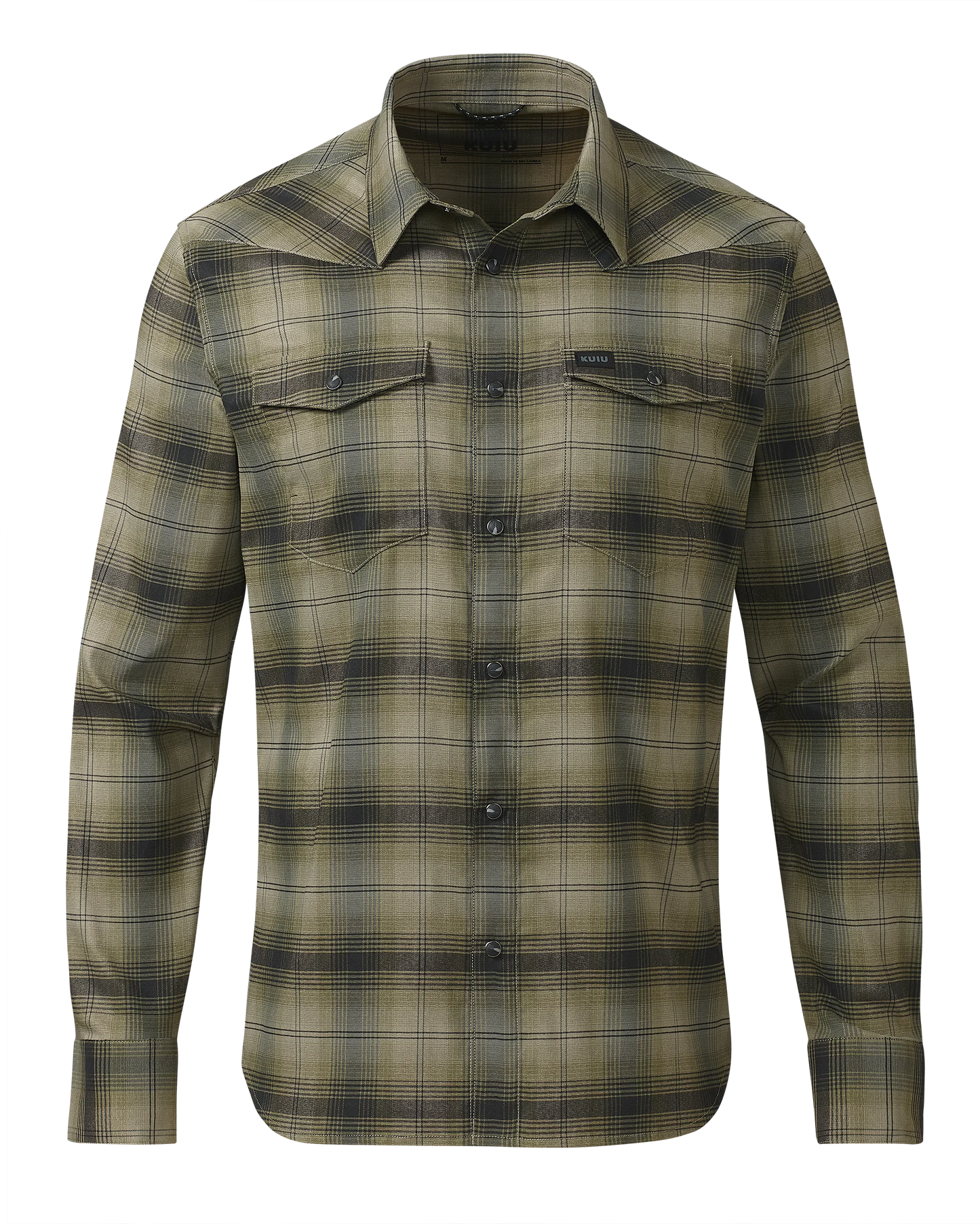 Laredo LS Shirt | Verde Ombre Plaid