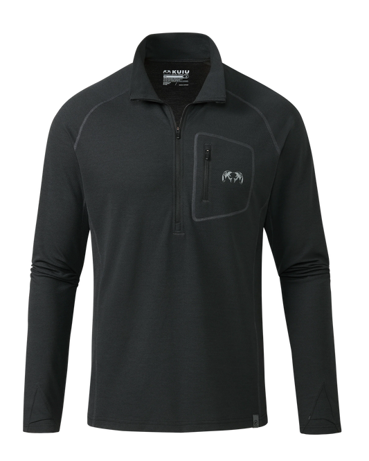 PRO Merino 200 Zip-T | Black