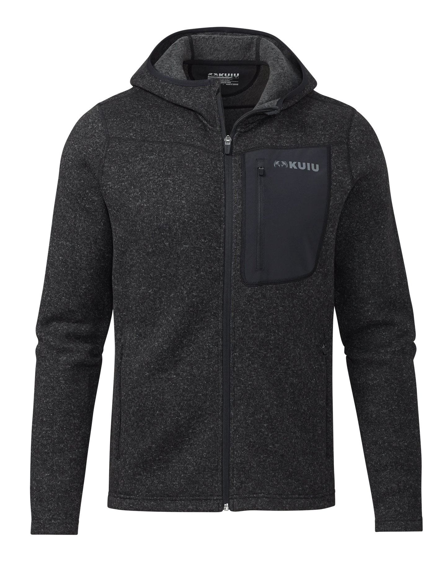 Base Camp Hooded Sweater | Heather Black