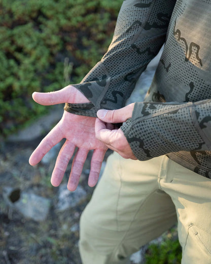 Ridgepoint Fleece Henley | Coyote Brown Tonal