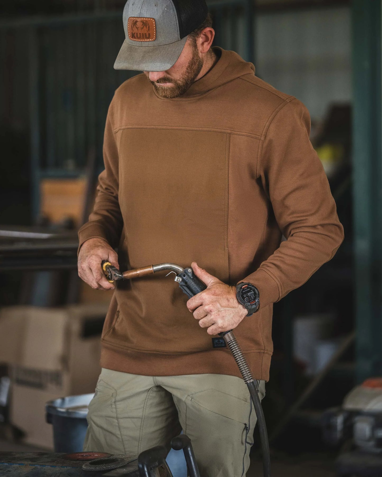 Workgrade Utility Hoodie | Steel Blue