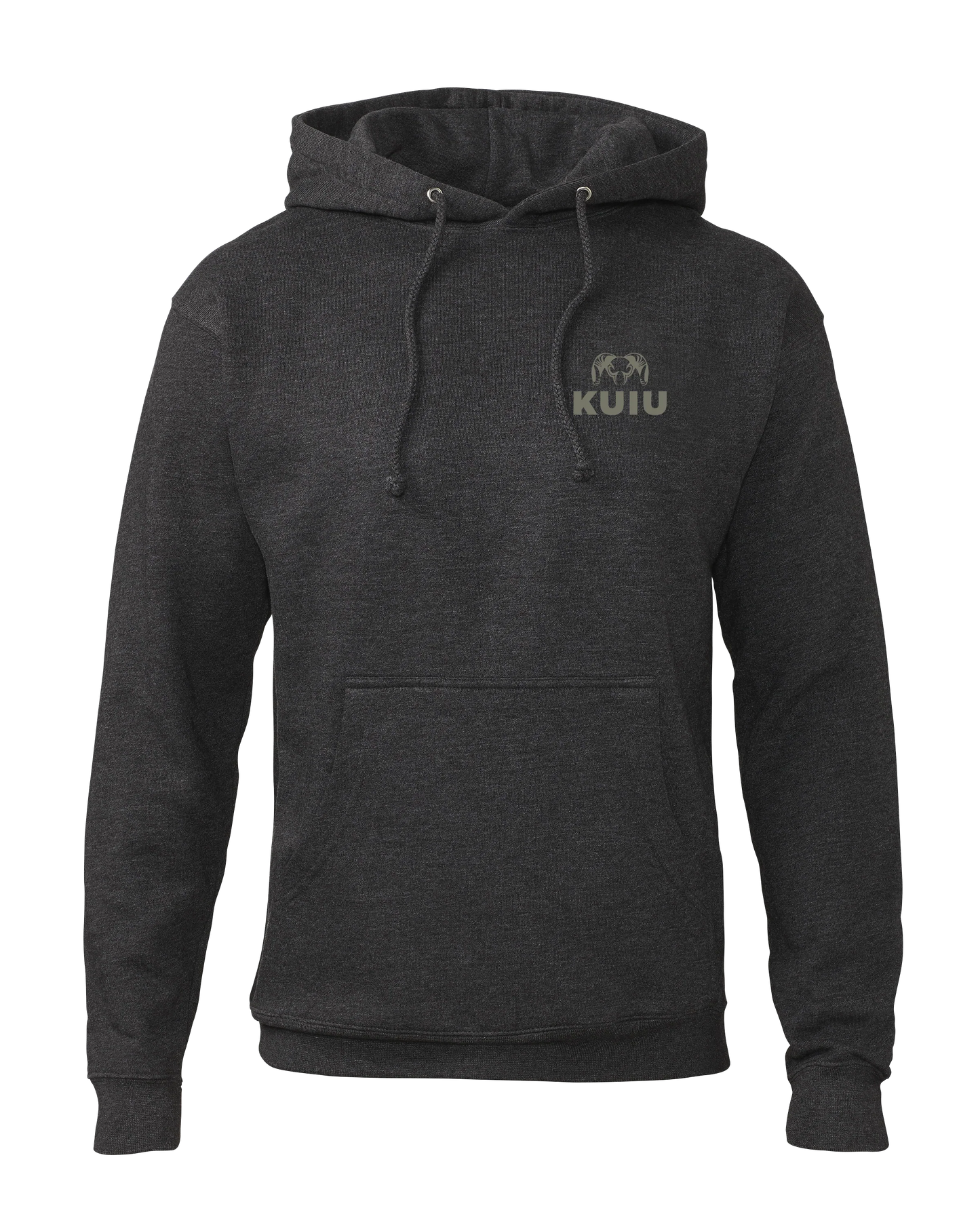 KUIU Topo Back Logo Hoodie | Charcoal