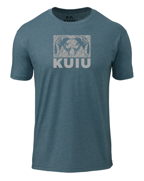 KUIU Gritstone Logo T-Shirt | Indigo