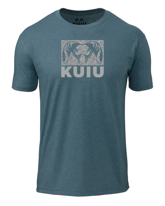 KUIU Gritstone Logo T-Shirt | Indigo