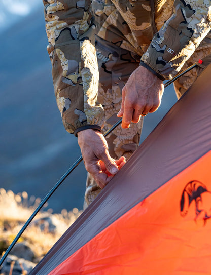 Mountain Star 2 Person Tent Set | Gunmetal-Orange
