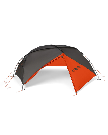 Mountain Star 2 Person Tent Set | Gunmetal-Orange