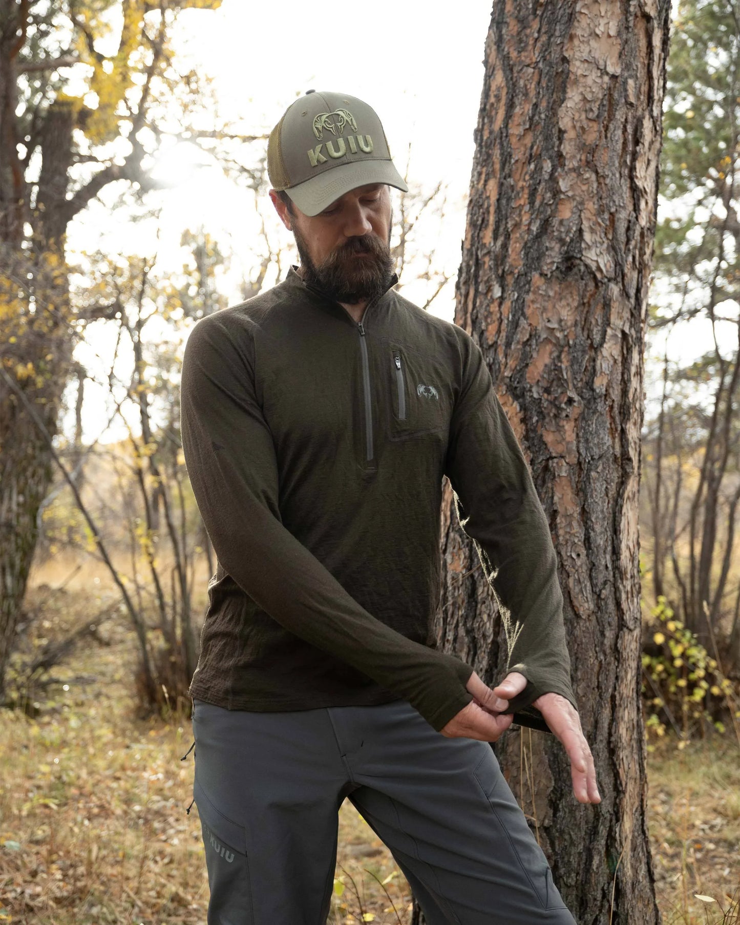 ULTRA Merino 145 Zip-T Hunting Shirt | Valo