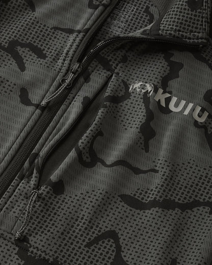 Ridgepoint Fleece Zip-T | Black Tonal
