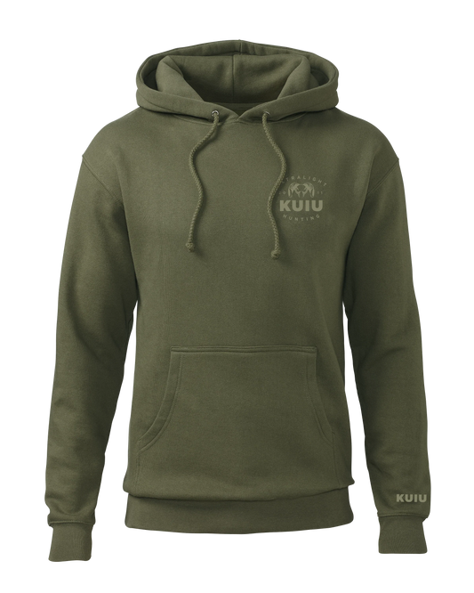 KUIU Ultralight Chest Logo Hoodie | Army