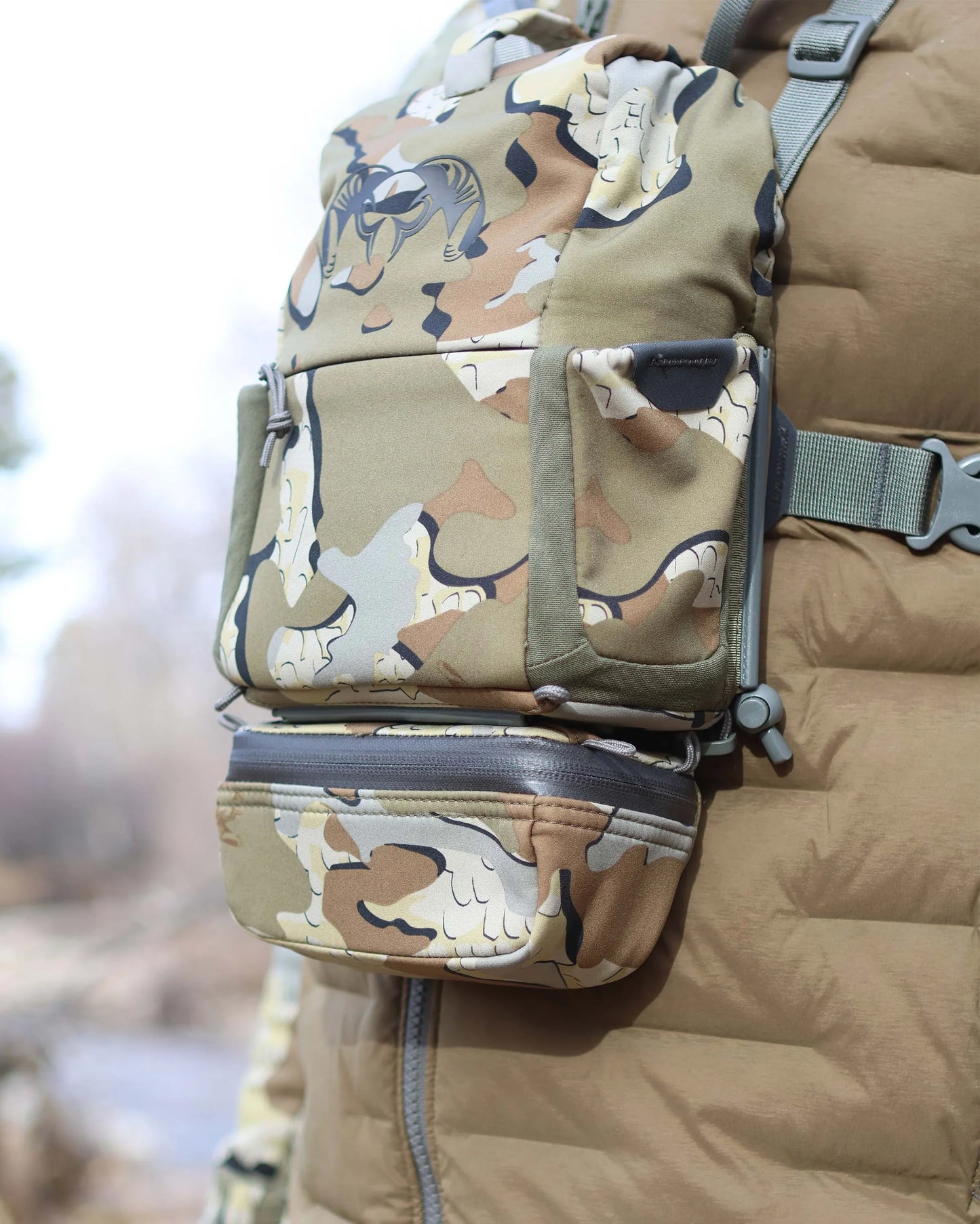 PRO G3 Bino Harness Accessory Pocket | Ash
