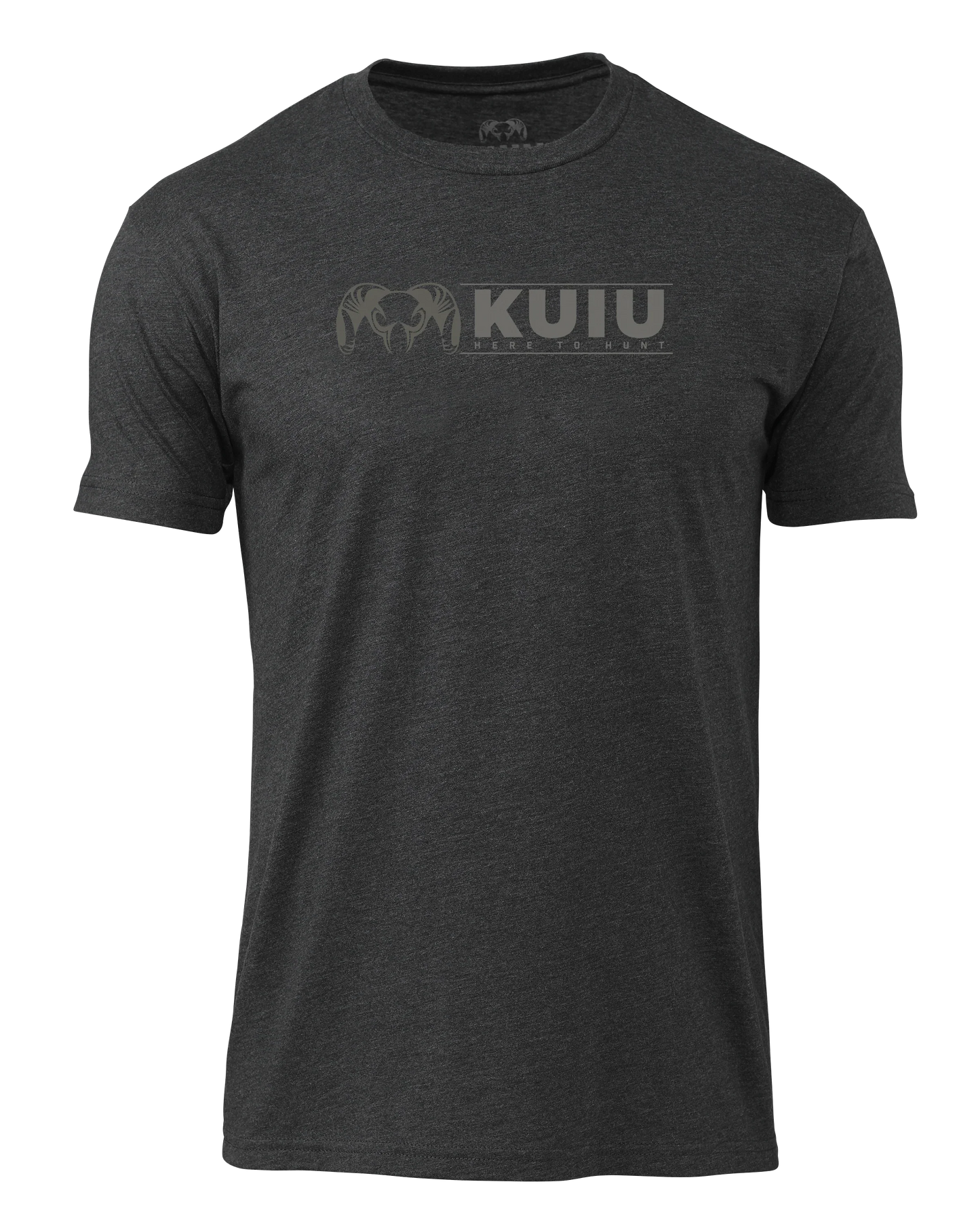KUIU Here to Hunt Logo T-Shirt | Charcoal